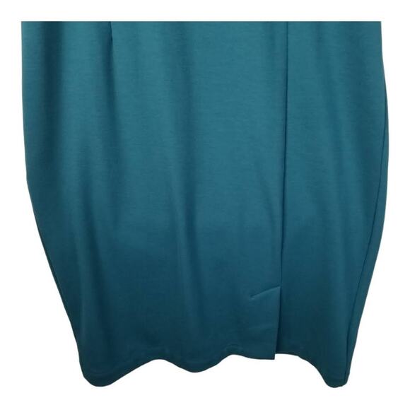 Eddie Bauer Dress Medium Sleeveless Tank Dress Midi Teal - Picture 5 of 8
